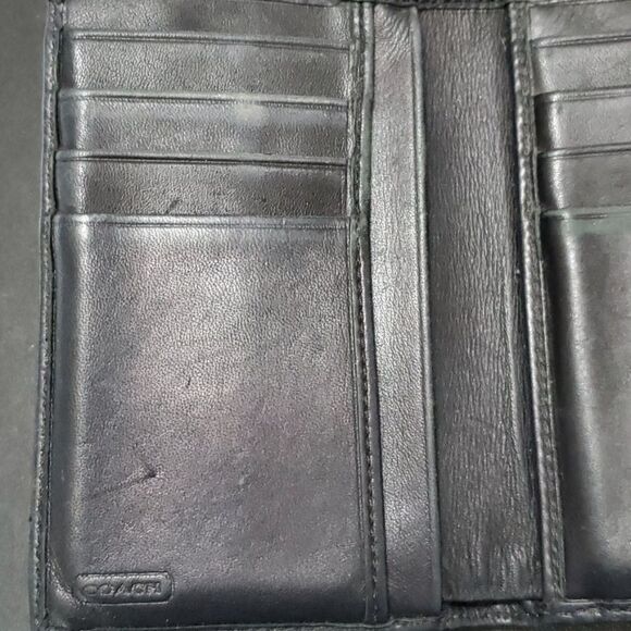 Tan and navy Coach wallet - Picture 10 of 10